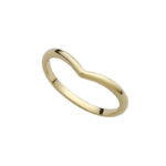 χρυσό δαχτυλίδι V