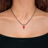very gavello nina heart red essenza K9 handmade jewellery rose gold Very_gavello_nina_heart_red_K9