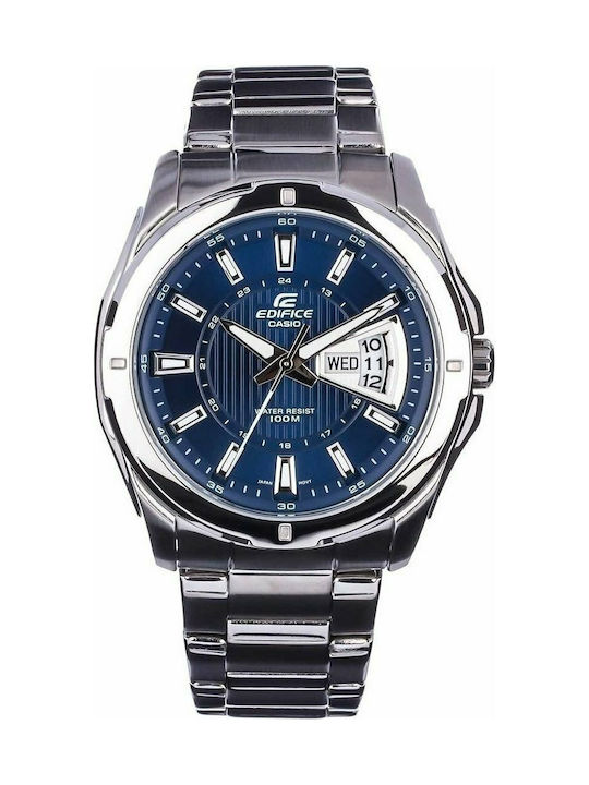 casio roloi ef 129d 2avef me metalliko mprasele se asimi chroma