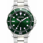 ανδρικό ρολόι le dom nautilus ld 1052 4 green silver