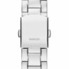 Γυναικείο ρολόι διαμέτρου 34mm με μηχανισμό QUARTZ ακριβείας με ασημένιο καντράν και ασημένιους δείκτες και λεπτομέρειες. GUESS ECLIPSE GW0314L1 Γυναικείο Ρολόι Quartz Multifuction Ακριβείας 2