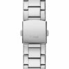 Ανδρικό ρολόι διαμέτρου 44mm με μηχανισμό QUARTZ ακριβείας. Έχει μαύρο καντράν και ροζ επίχρυσους δείκτες. GUESS GW0574G1 Ανδρικό Ρολόι Quartz Ακριβείας 3
