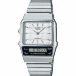 Casio digital analogue silver aq 800e 7aef