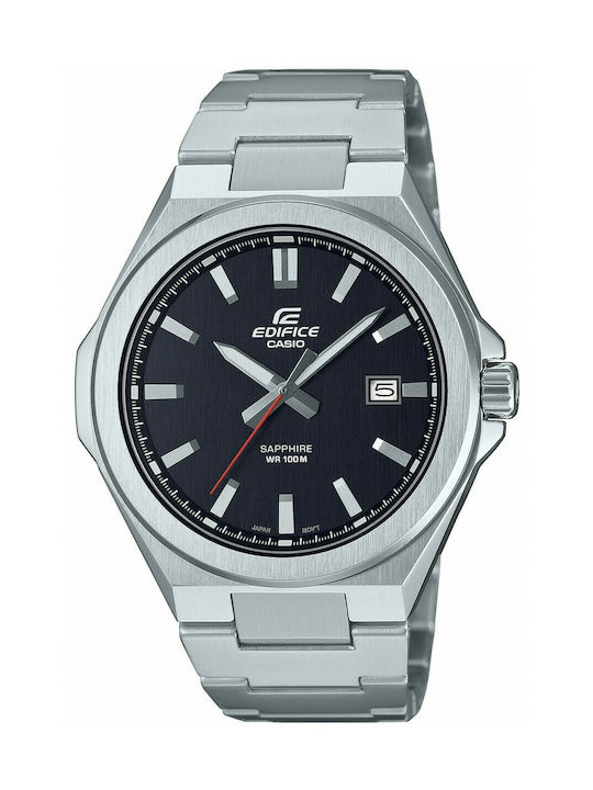 Casio edifice sapphire silver black efb 108d 1avuef