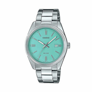 Casio silver blue watch mtp 1302pd 2a2vef