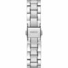 Γυναικείο ρολόι διαμέτρου 30mm με μηχανισμό QUARTZ ακριβείας. Έχει ασημί καντράν με ασημί δείκτες και λεπτομέρειες. GUESS MINI LUNA GW0687L1 Γυναικείο Ρολόι Quartz Ακριβείας 3