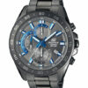 casio roloi edifice chronografos me metalliko mprasele se mayro chroma efv 550gy 8avuef