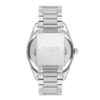 Αντρικό ρολόι Lee Cooper διαμέτρου 41.5mm με μηχανισμό Quartz. Έχει κάσα σε ασημί χρώμα και καντράν σε χρώμα μαύρο. Το μπρασελέ του είναι σε ασημί χρώμα. antriko roloi lecooper asimi lc07950.350 3