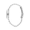 Γυναικείο ρολόι Lee Cooper διαμέτρου 26.8mm με μηχανισμό Quartz. Έχει κάσα και καντράν  σε ασημί χρώμα. Το κρύσταλλο του είναι ορυκτό και το κούμπωμά του είναι ασφαλείας. Είναι αδιάβροχο (3ΑΤΜ). gunaikeio roloi lecooper asimi lc07970.390