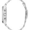Ανδρικό ρολόι διαμέτρου 44mm με μηχανισμό Quartz Multi-Function ακριβείας. Έχει μαύρο καντράν με ασημένιους δείκτες και ασημένιες λεπτομέρειες. Η κάσα του είναι από ανοξείδωτο ατσάλι, με κρύσταλλο από ορυκτό κρύσταλλο ειδικής σκλήρυνσης. Ανδρικό Ρολόι GUESS EQUITY GW0703G1 1