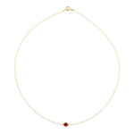 PEARL NECKLACE WITH RUBY KOLM20