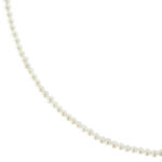 PEARL NECKLACE (white 3-3,5 mm) KOLM22 - Image 2