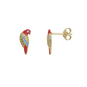 GOLD HEART-EARRINGS SK3105