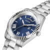 Ανδρικό ρολόι διαμέτρου 42mm με μηχανισμό QUARTZ ακριβείας. Έχει μπλε καντράν με ασημένιους δείκτες και λεπτομέρειες και ένδειξη ημερομηνίας. GUESS CONNOISSEUR GW0265G7 Ανδρικό Ρολόι Quartz Ακριβείας 3
