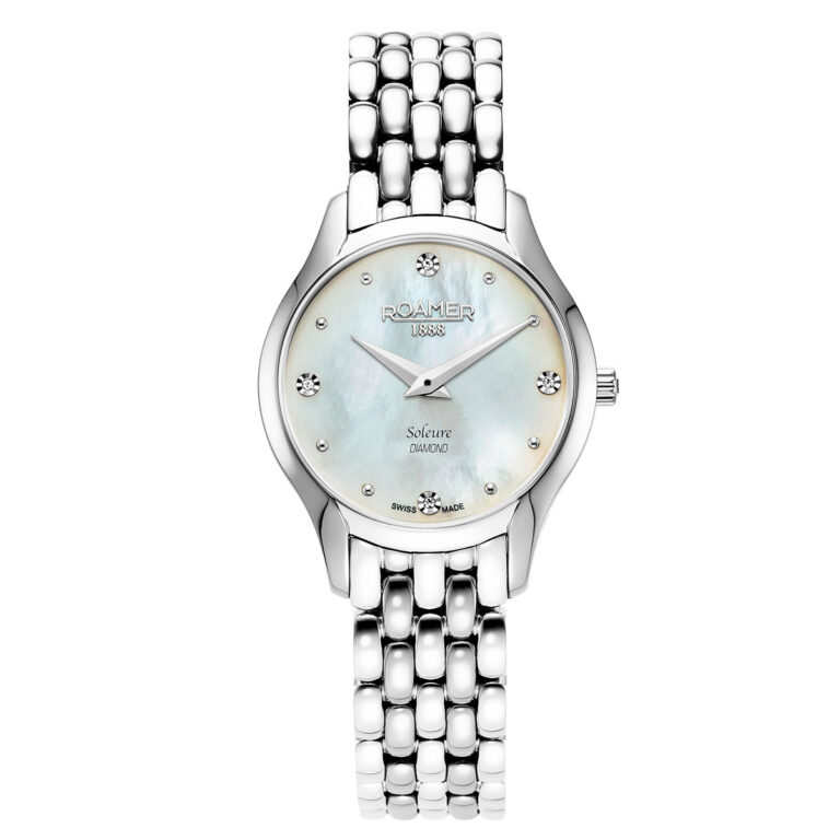 Roamer soleure silver diamonds 547857 41 25 50