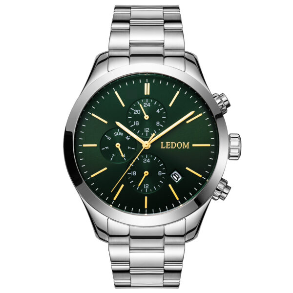 Andriko roloi Ledom explorer green gold silver ld.1503 2