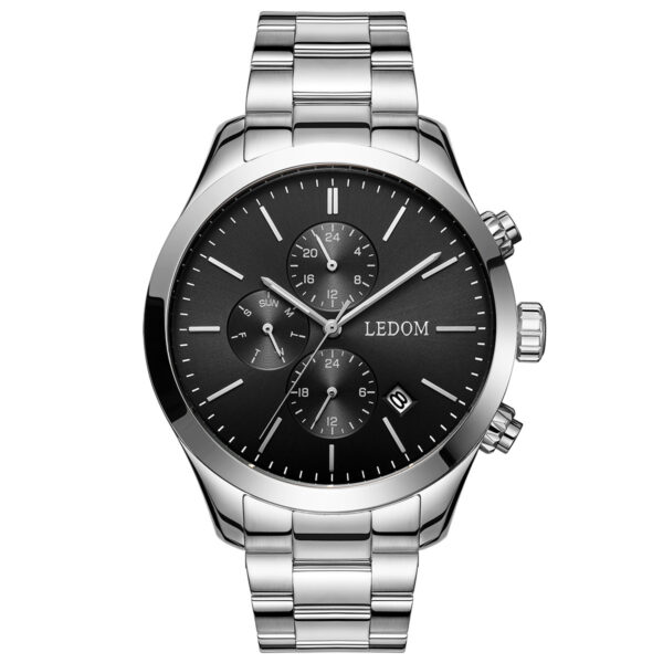Andriko roloi ledom explorer black silver ld.1503 1