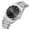 Andriko roloi Lee Cooper me asimi mprasele kai kasa kai mauro kadran sta 40mm. Andriko roloi Lee Cooper silver black lc08196.350 1