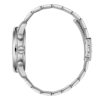Andriko roloi Lee Cooper me ashmi bracele, mauro kadran kai rose gold leptomereies, 44mm Andriko roloi Lee Cooper silver black lc08199360 2