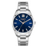 Andriko roloi Lee Cooper me asimi brasele kai skouro mple kadran sta 41mm. Andriko roloi Lee Cooper silver blue lc08015.390