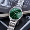 Andriko roloi Roamer Slim-line Classic me prasino kadran kai krustalo apo zafeiri. Andriko roloi Roamer Slim Line Classic green 512833 41 75 20 2