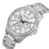 Antriko roloi Lee Cooper me bracele se silver xrwma kai leuko kadran sta 42mm. Andriko roloi Lee Cooper silver lc08105.330(3)