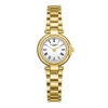 Xruso gunaikeio roloi Lee Cooper me xruso bracele leuko kadran kai latinikous arithmous sta 24mm. Gunaikeio roloi Lee Cooper xruso brasele lc08206.130