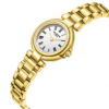 Xruso gunaikeio roloi Lee Cooper me xruso bracele leuko kadran kai latinikous arithmous sta 24mm. Gunaikeio roloi Lee Cooper xruso brasele lc08206.130(2)