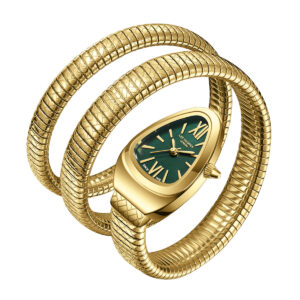 Gunaikeio roloi braxioli snake gold green lc08173.320(1)
