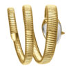 Gunaikeio roloi braxioli se sxhma snake se xruso xrwma me prasino kadran sta 23mm. Gunaikeio roloi braxioli snake gold green lc08173.320(3)