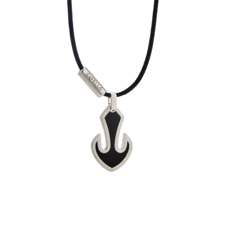My Gavello Anchor Pendant Black