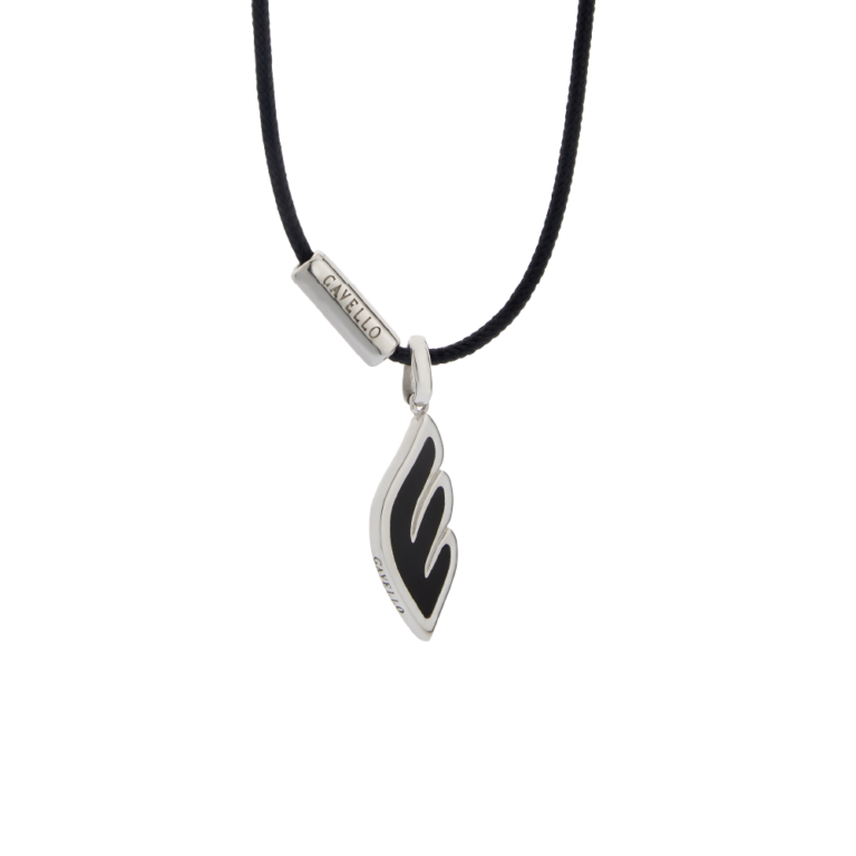 My Gavello Angel Pendant Black