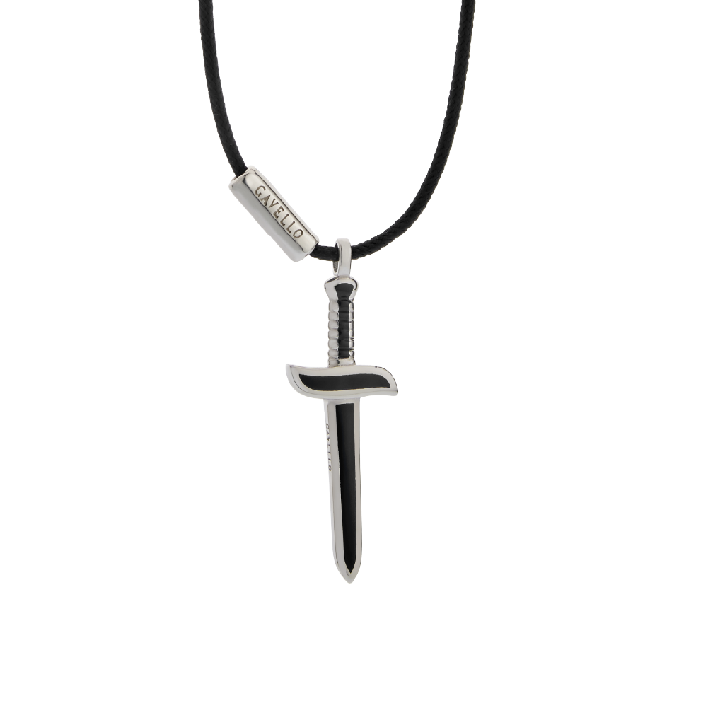 My_Gavello_Daga_Pendant_Black My Gavello Daga Pendant Black