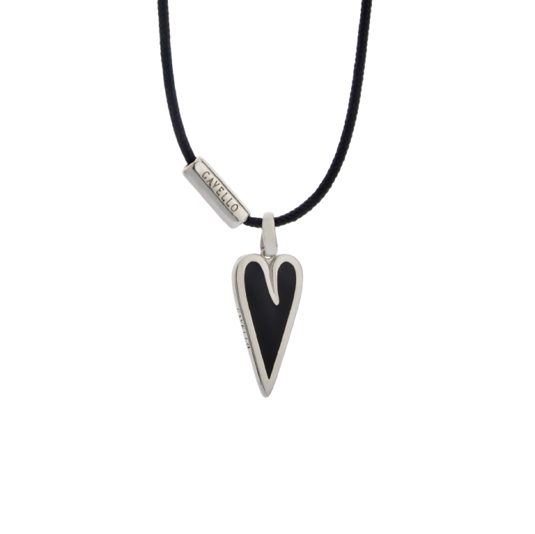 My Gavello Nina Heart Pendant Black